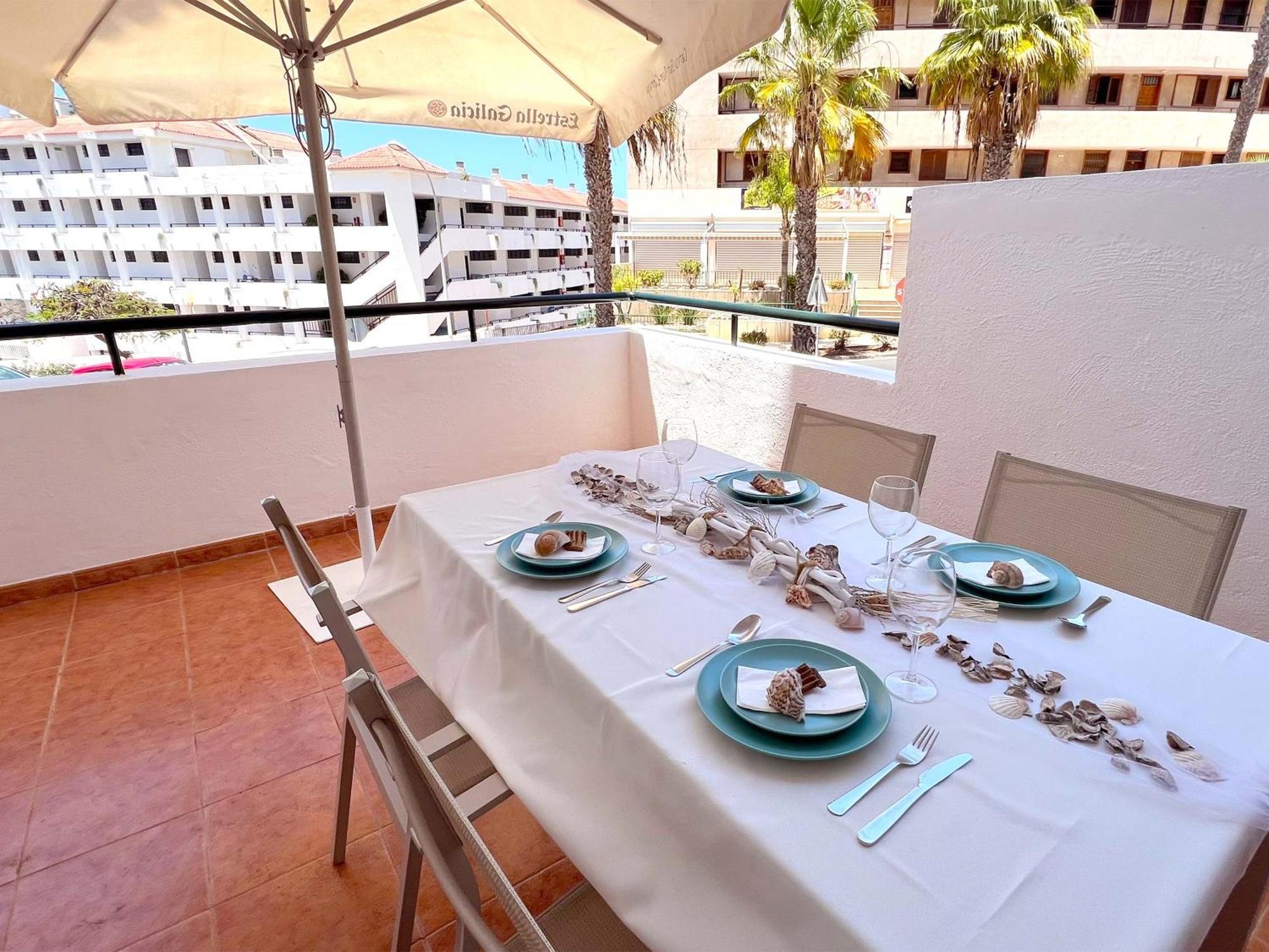 Encantador Apartamento Con Terraza, Los Cristianos Лос Кристианос Экстерьер фото