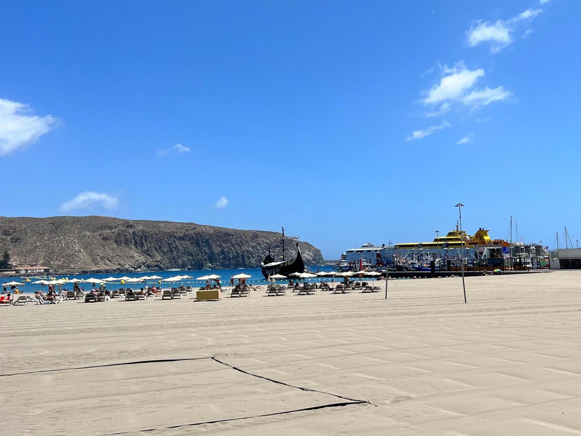 Encantador Apartamento Con Terraza, Los Cristianos Лос Кристианос Экстерьер фото